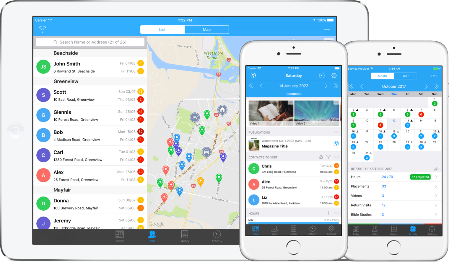 ServicePlanner Field Service and Ministry app for JWs ServicePlanner Field Service and Ministry app for JWs